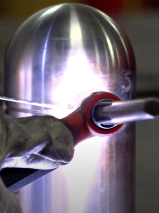 Welding part